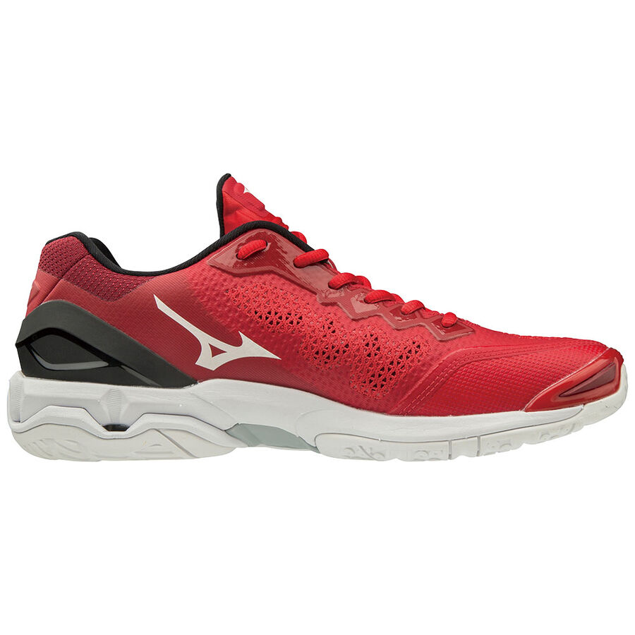 Mizuno WAVE STEALTH V Tomato/Wht/Blk